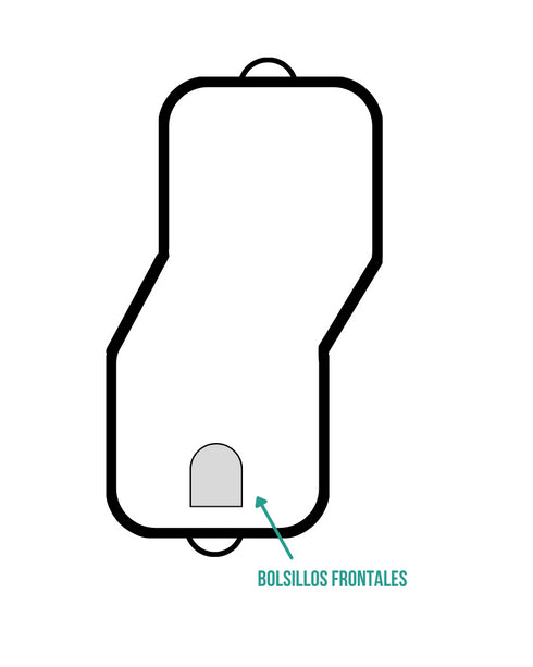 Funda de Asiento Individual *Wavy lines Rosa y Morado*